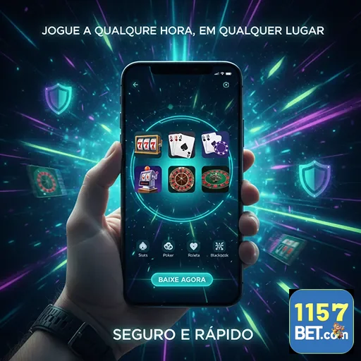 Jogadores usando aplicativo cassino 1157bet no celular